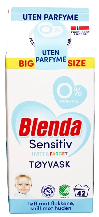 Blenda sensitive hvitt & farget   1,5l
