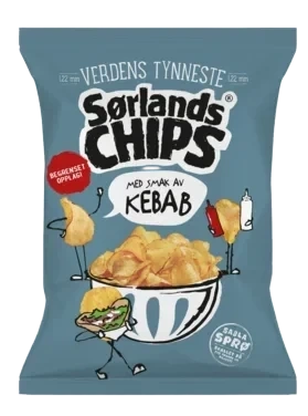 Verdens Tynneste Sc Kebab 230g