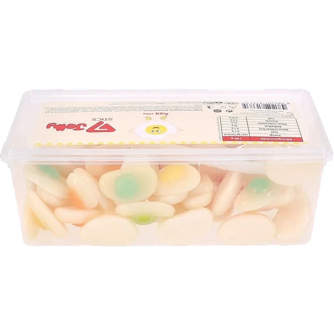Fruktgodis Stekta Ägg