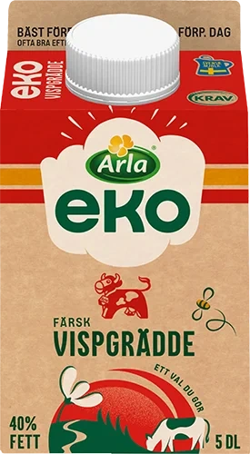 Eko färsk vispgrädde 40%