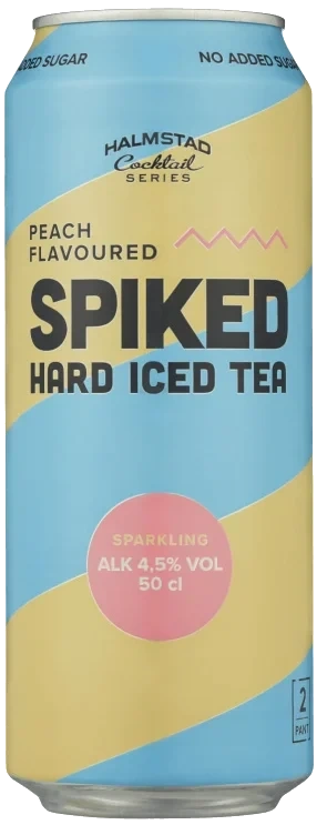 Halmstad Spiked Hard Iced Tea Peach 0,5l boks