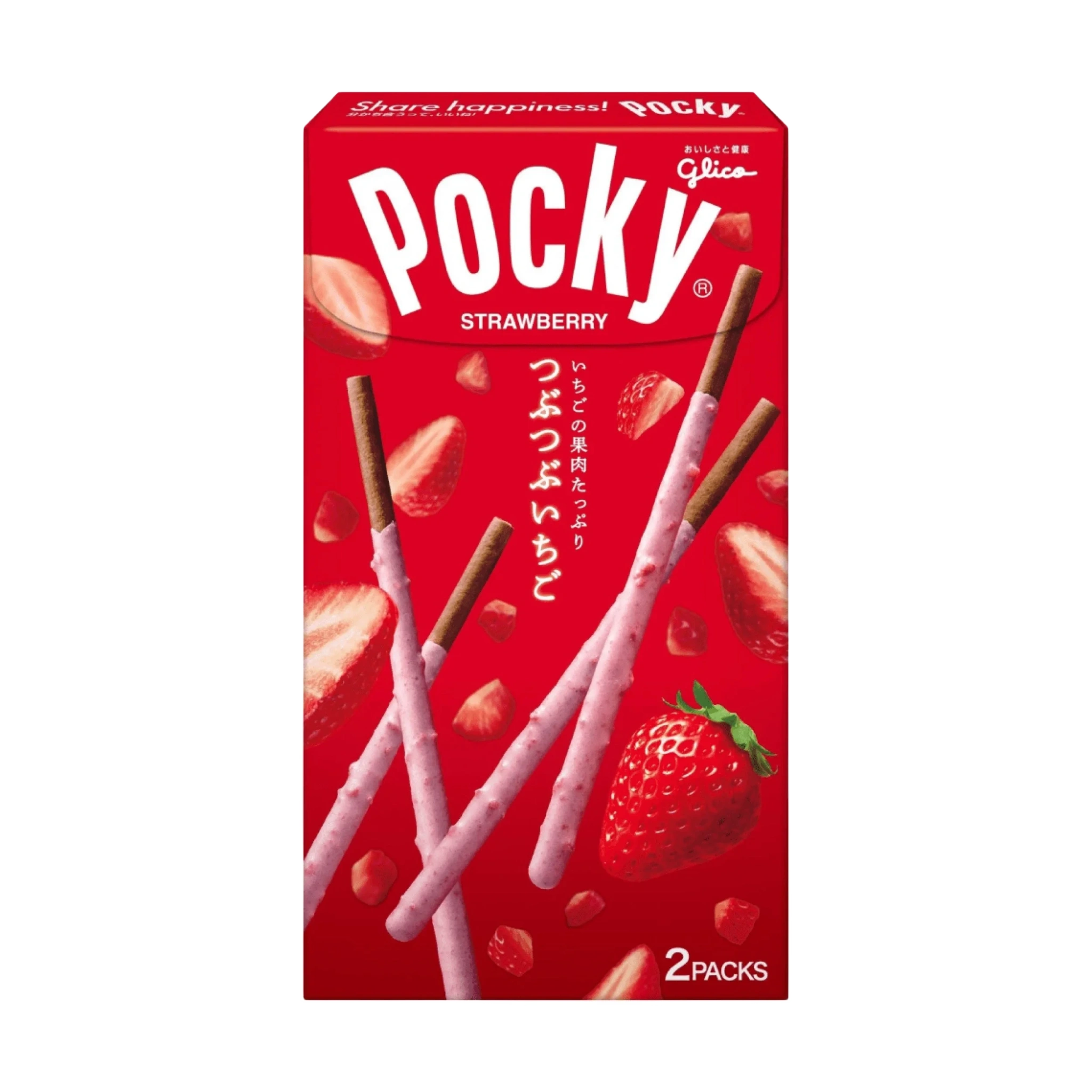 Pocky Chocolate Heartful Strawberry Chunky Bits 55g (Japan) DATOVARE