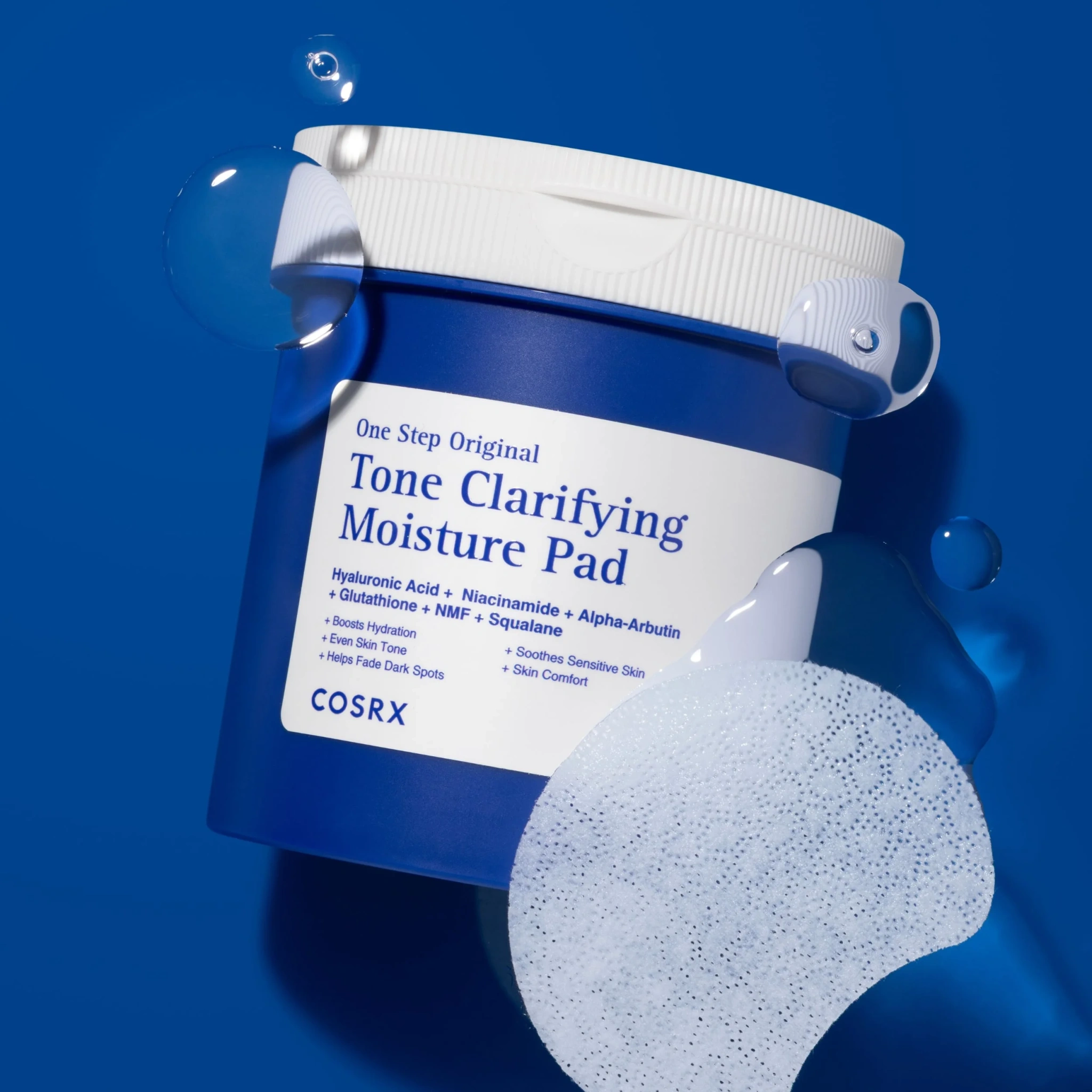 COSRX One Step Original Tone Clarifying Moisture Pad, 100 stk.
