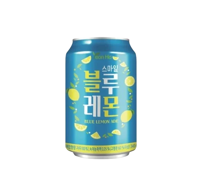 Korean Smile Blue Lemonade 340ml