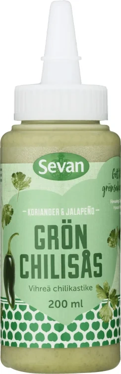 Grön Chilisås 200g Sevan