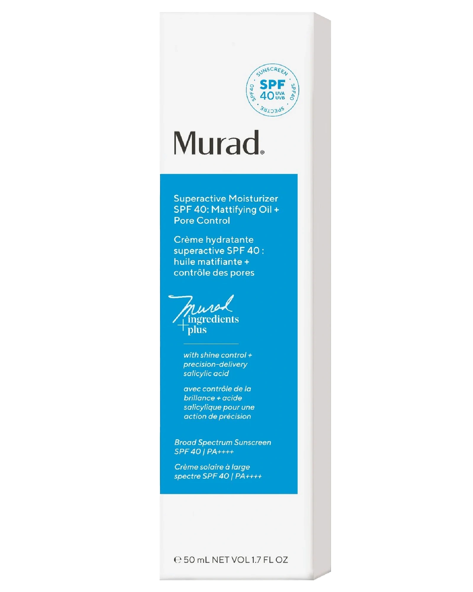Murad Blemish Control Superactive Moisturizer dagkrem SPF40 50 ml