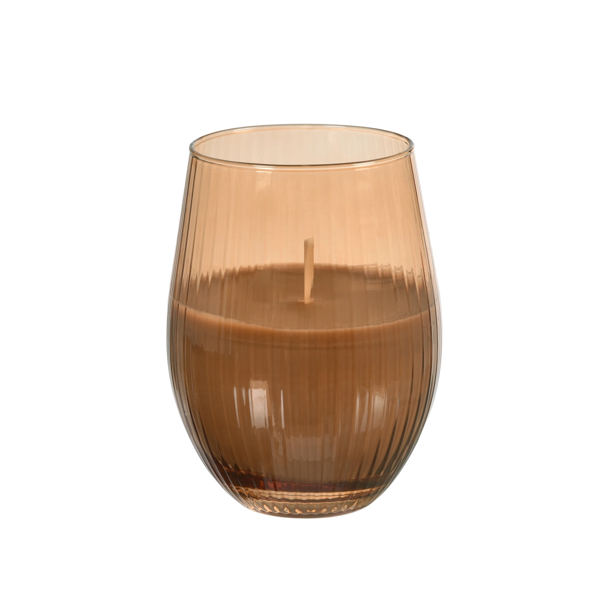 DUNI AS Stearinlysglass 12,5cm Ritz Mocca