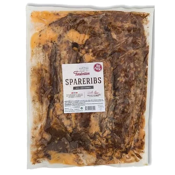 Spareribs kokt marinert    8xca1,3kg  kg