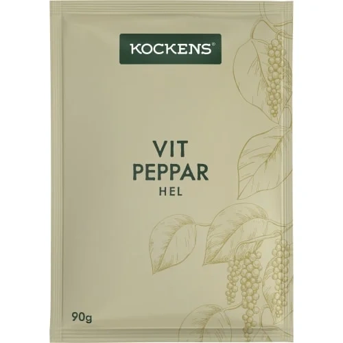 Vitpeppar Hel Påse