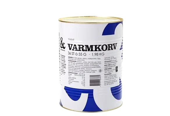 Varmkorv i burk