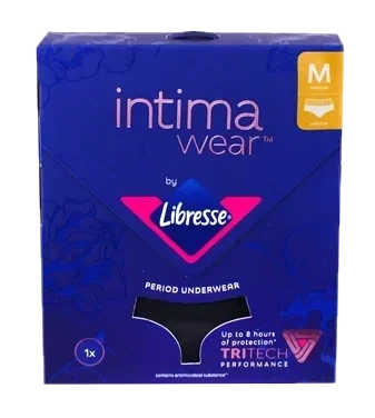 Libresse Intimawear Menstruse Hipster Black Str m