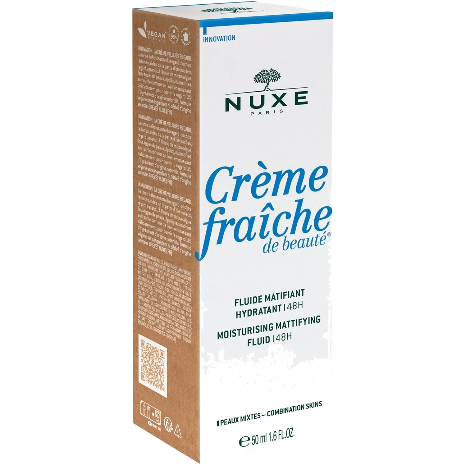 Nuxe Crème fraîche® de beauté Moisturising Mattifying Fluid 48H