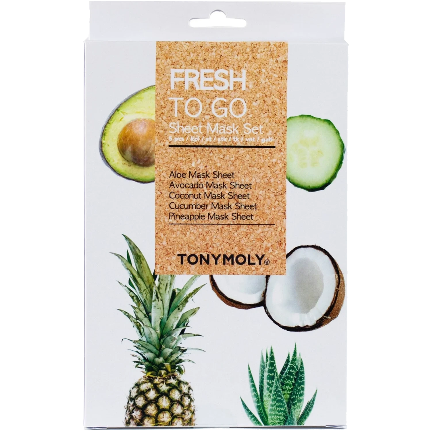 Tonymoly Fresh To Go Sheet Mask Set