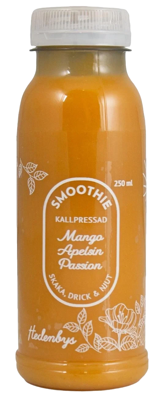 Hedenbys Mango apelsin passionsfrukt smoothie