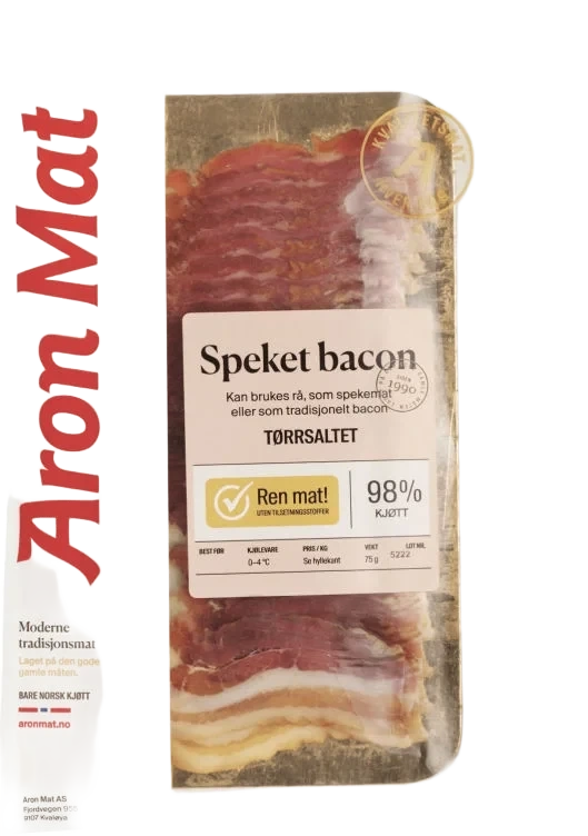 Langtidsmodnet Speket Bacon 75g,