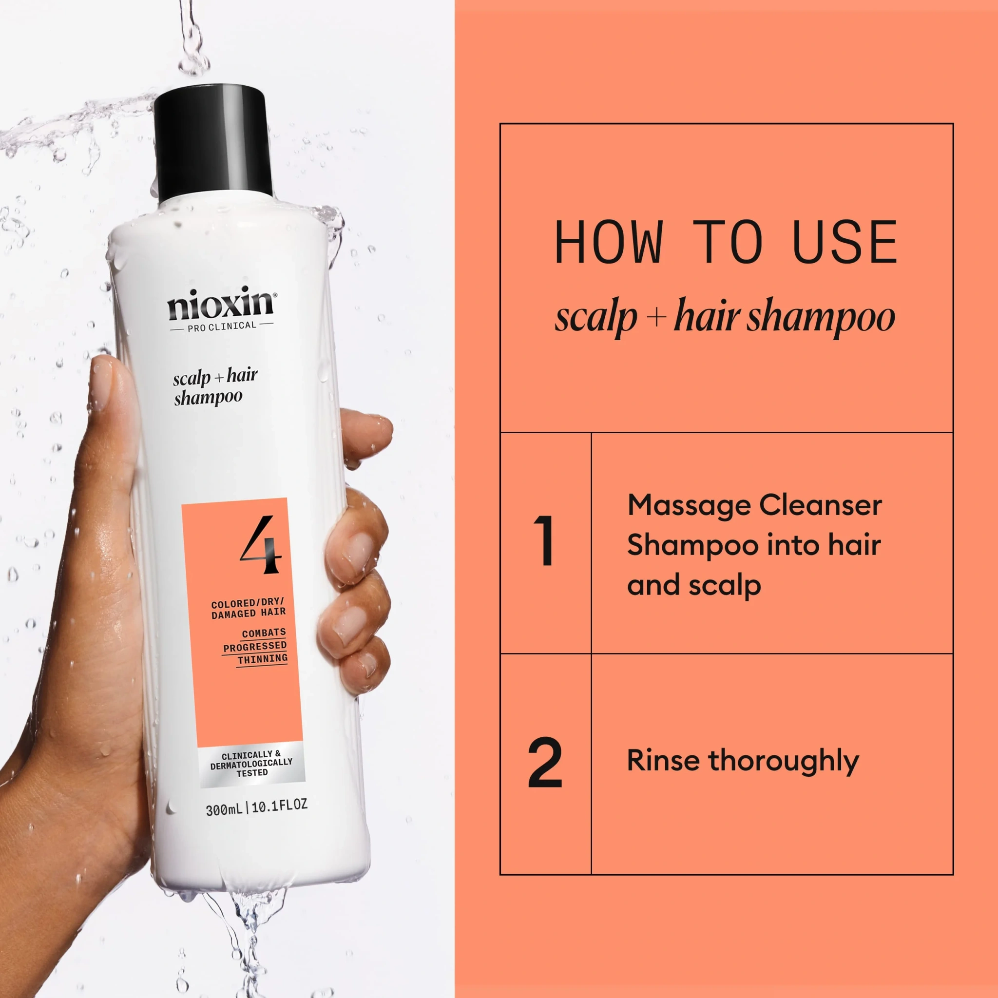 Nioxin System 4 Shampoo, 300 ml