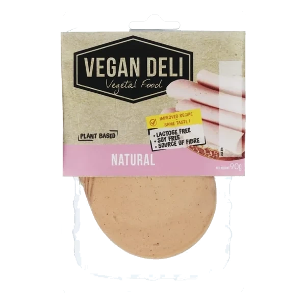 Vegansk Pålegg Naturell 90g Vegan Deli