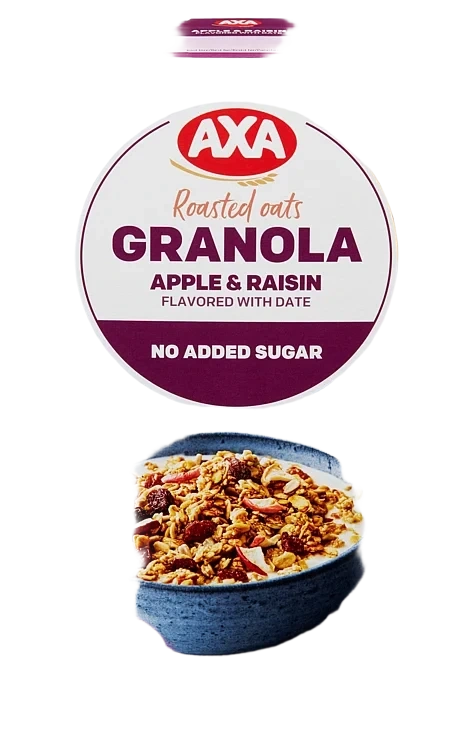 Granola Eple&Rosin 435g Axa