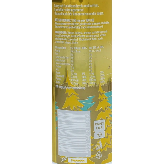 Energidryck Kusten Ananas 24-pack