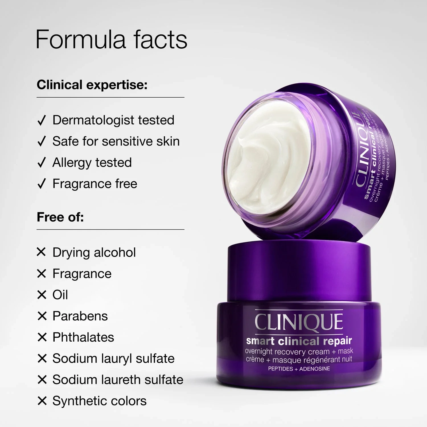 Clinique Smart Clinical Repair Overnight Recovery Cream & Mask 50 ml