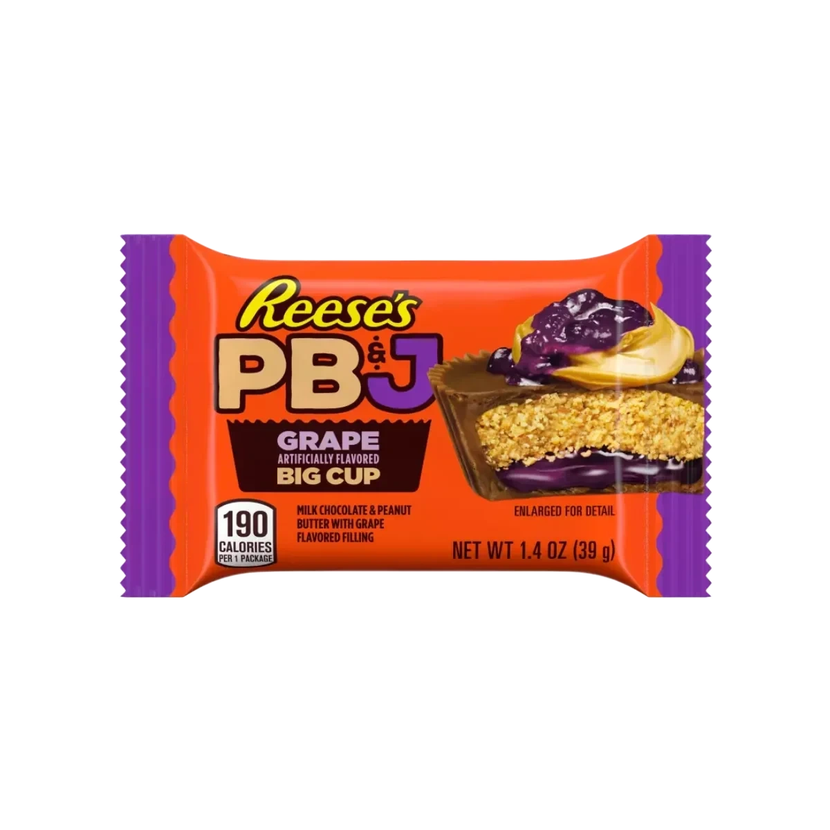 Reese's Big Cup PB&J Grape 39 g