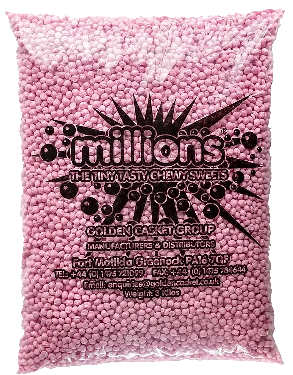 Millions bringebærdrops 3kg