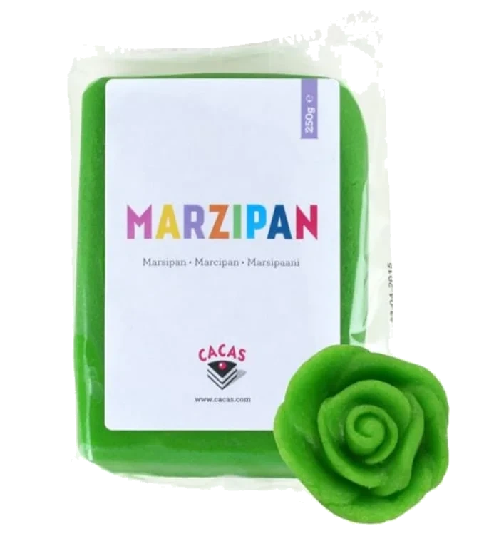Marsipan Grønn 250g Cacas