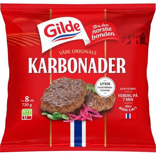 Gilde Karbonader 720g