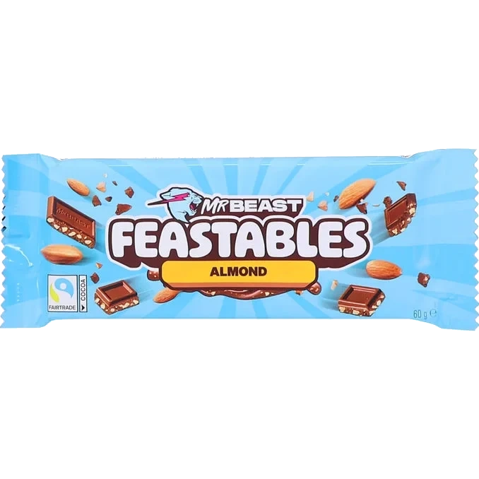 Mjölkchoklad Feastables Mandel