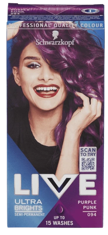 Live Ultra Brights Hårfarge 94 Purple