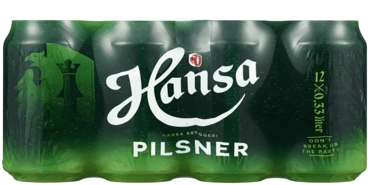 Hansa Pilsner 0,33lx12 boks