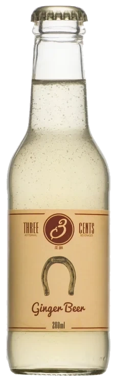 Three cents ginger beer soda   24x20cl