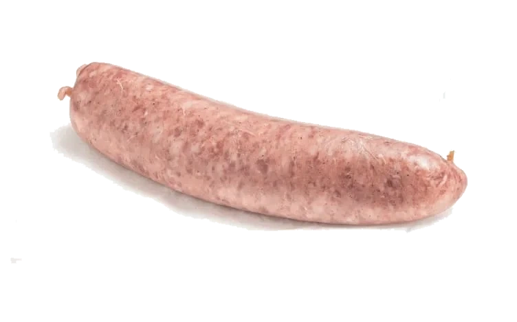 Rå julepølse av utegris