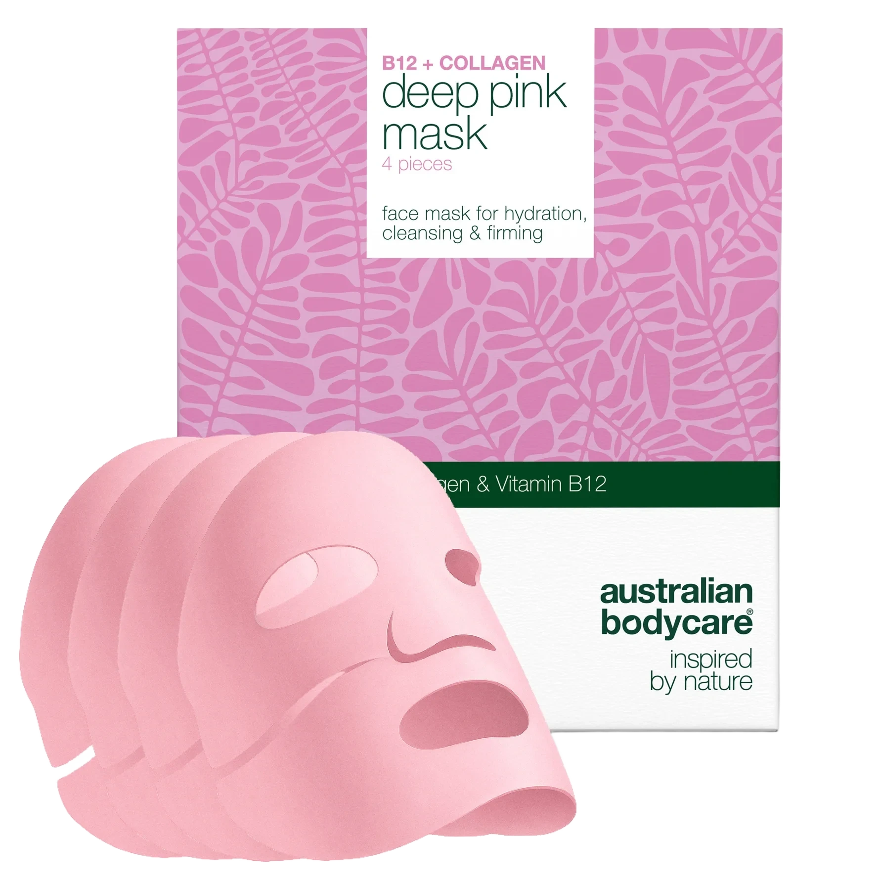 Australian Bodycare Vitamin B12 + Collagen Facial Mask 4 pcs