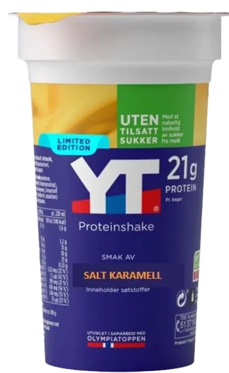 Yt Proteinshake Smak Av Salt Karamell, Ltd, 220ml