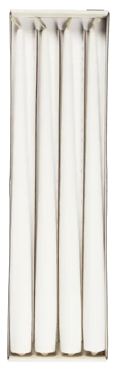 Festlys Hvit 32cm 4stk Unik