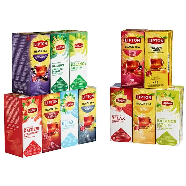 Lipton variety pack 285g 12x15poser