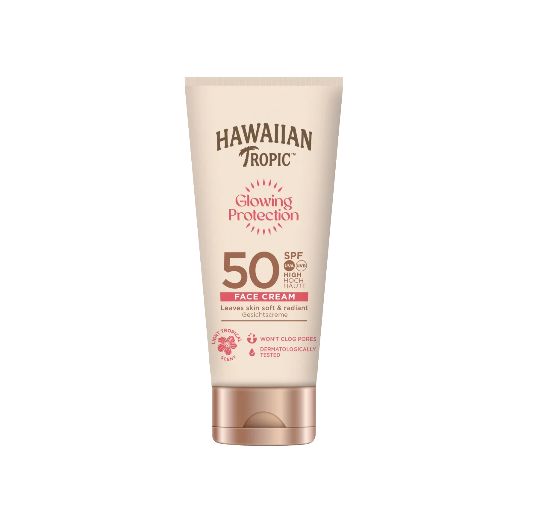 Hawaiian Tropic Glowing Protection Face Lotion SPF50 50 ml
