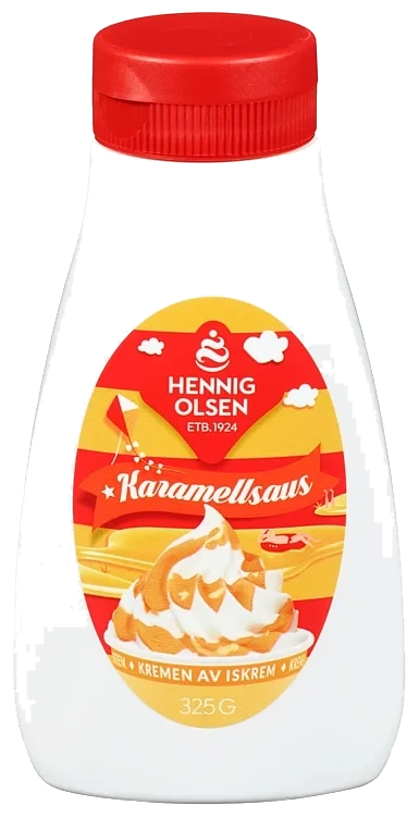 Karamellsaus 325g Hennig-Olsen Is