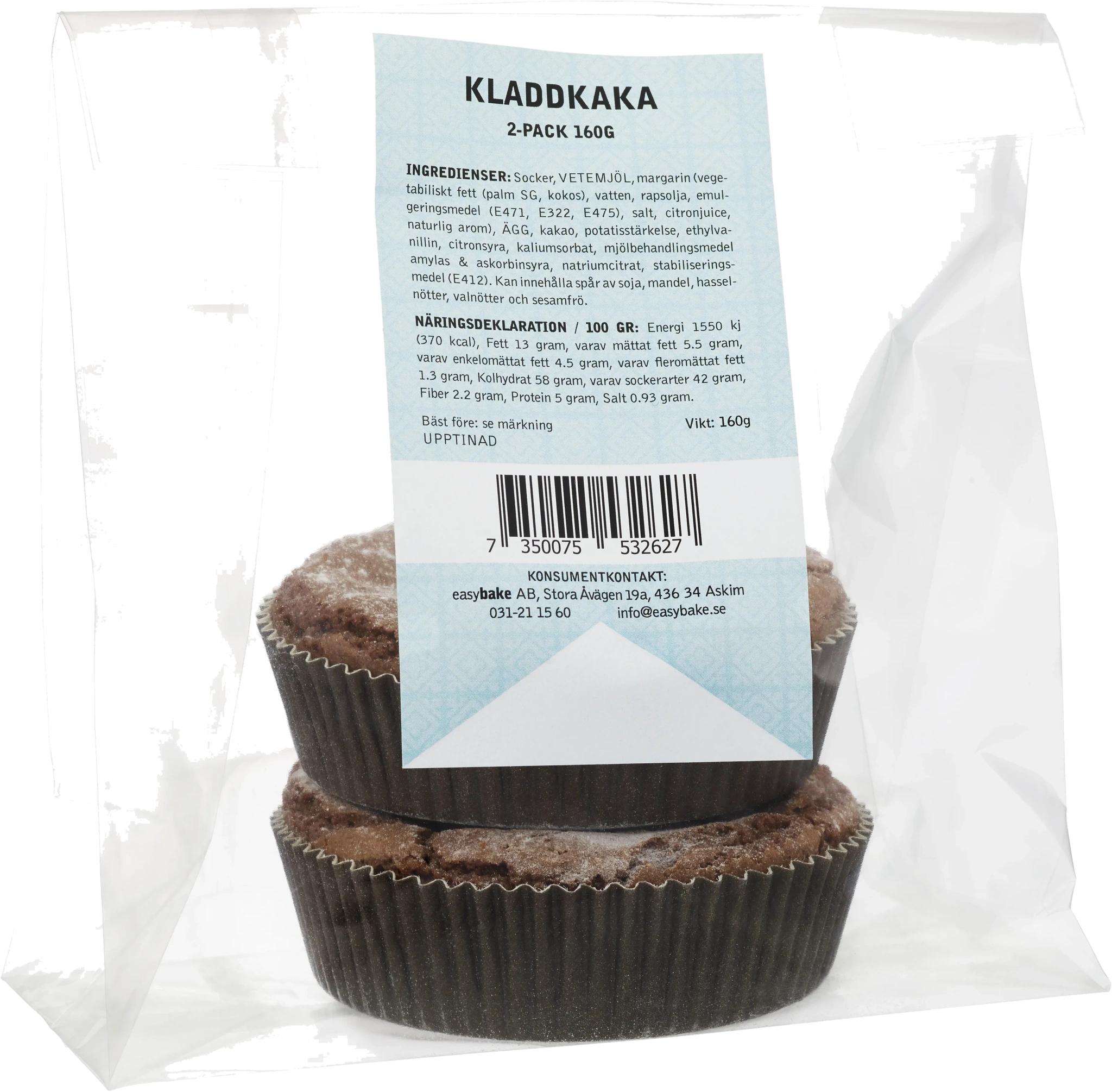 Kladdkaka 2-pack