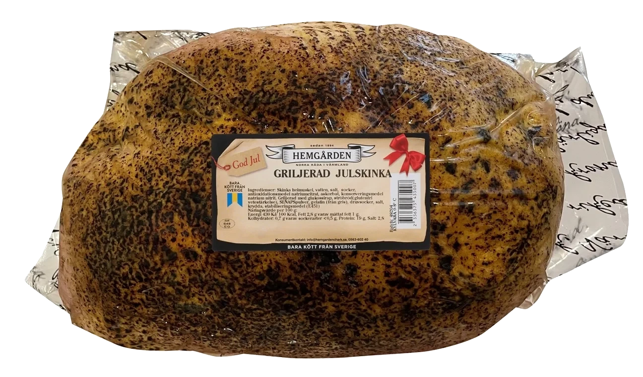 Griljerad julskinka