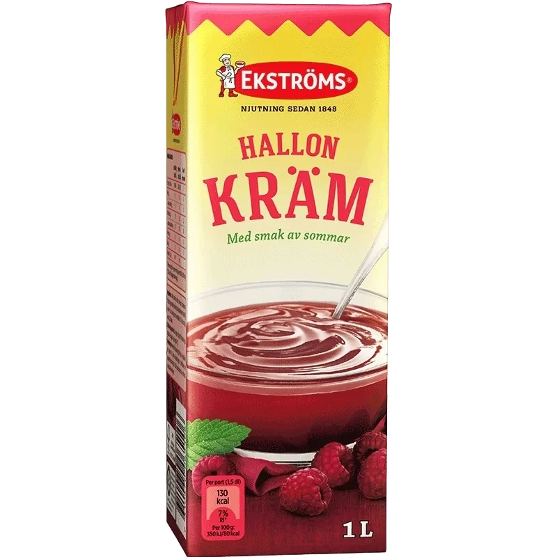 Hallonkräm
