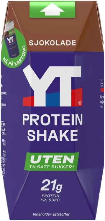Yt Proteinshake Sjokolade 300ml Tine