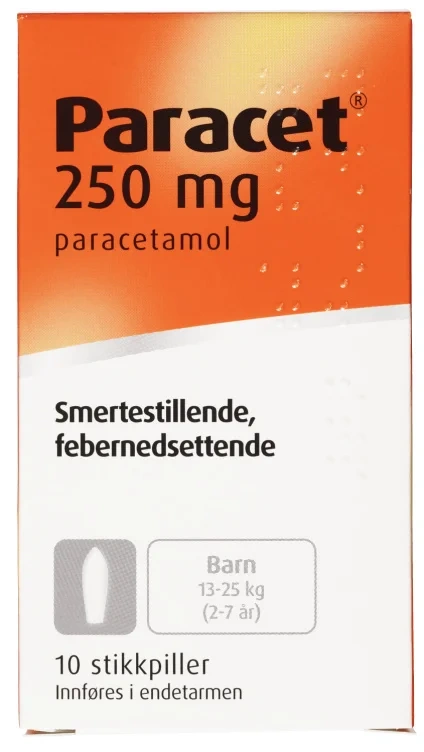 WEIFA Paracet Stikkpille Barn
