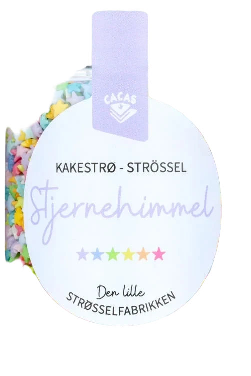 Kakestrø Stjernehimmel 75g Cacas