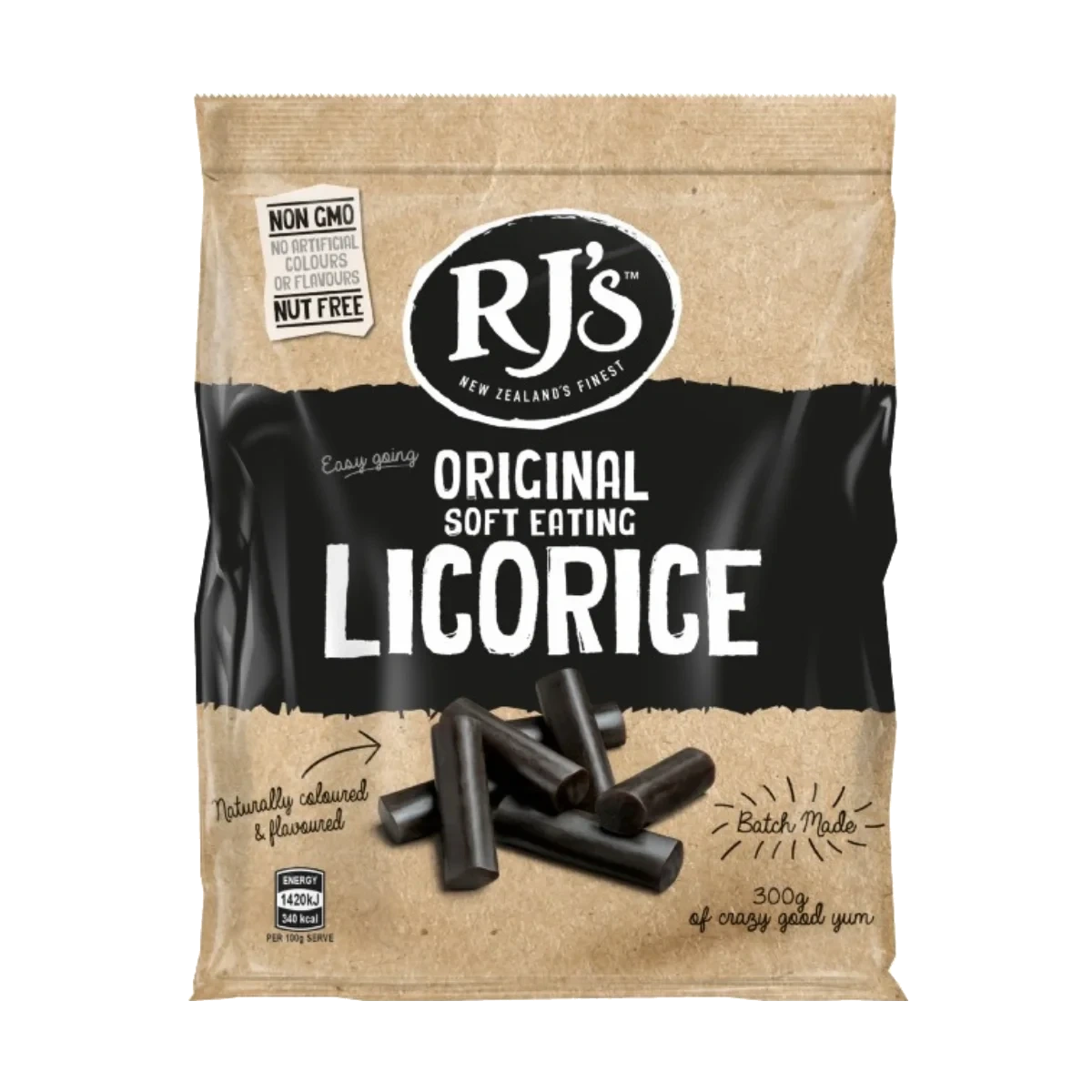 Rj`s Natural Licorice Soft 300g