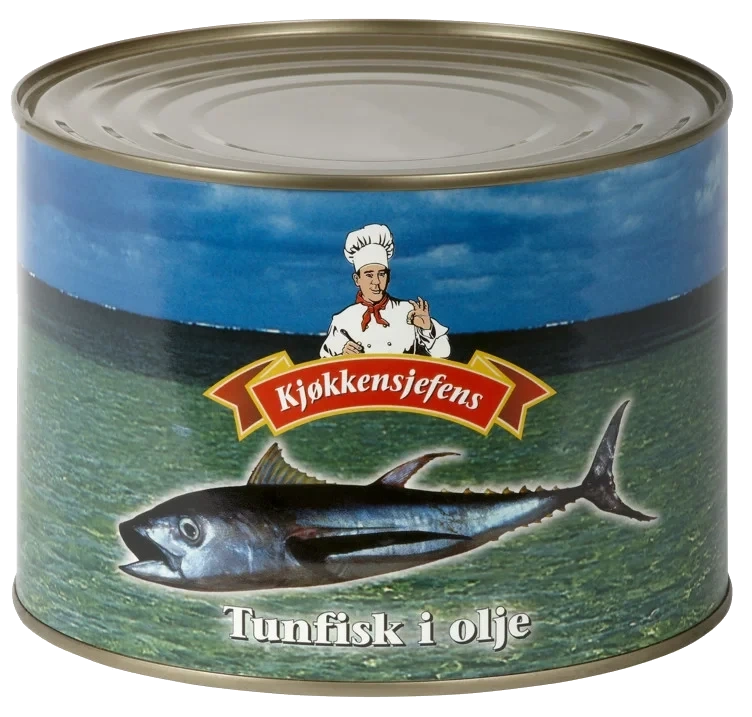 Tunfisk i Olje 1705g Kjøkkensjefens