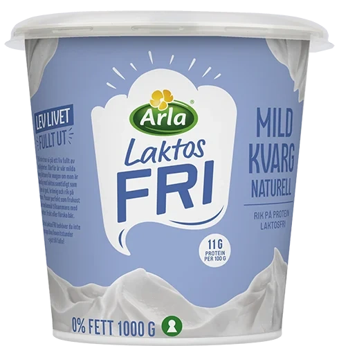 Laktosfri mild kvarg naturell