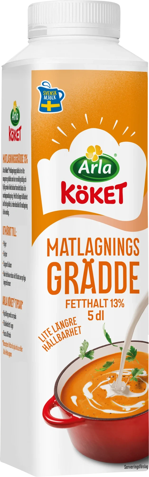 Matlagningsgrädde 13%