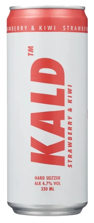 Kald Hard Seltzer Strawberry & Kiwi 330ml